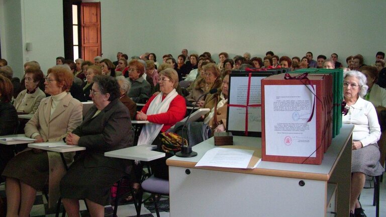 Integrantes de la Obra Social Femenina.
