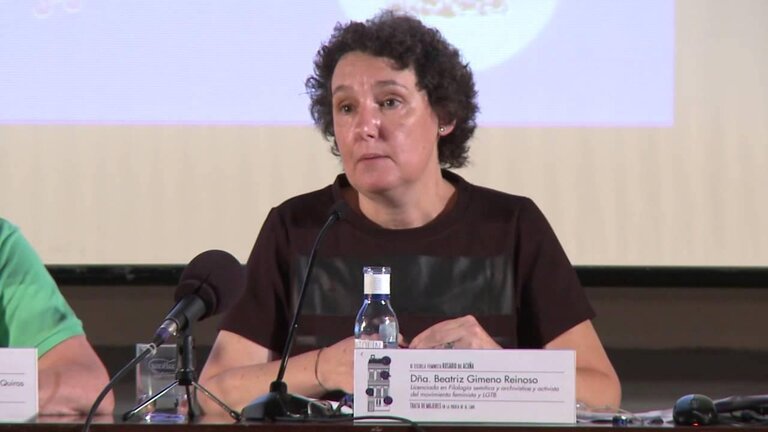 Beatriz Gimeno, diputada de Podemos. 