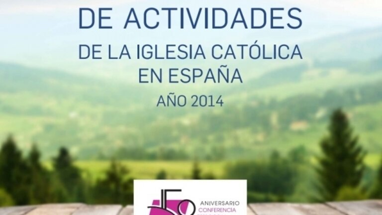 Portada de la Memoria de Actividades de la Iglesia cat&oacute;lica en 2014. 
