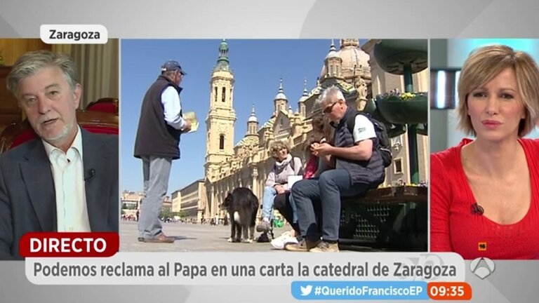 Pedro Santisteve en el programa de Espejo P&uacute;blico de Antena 3. 