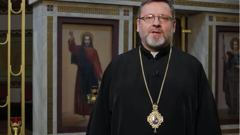 Su Beatitud Sviatoslav Shevchuk, Arzobispo mayor de Kiev y jefe de la Iglesia greco-católica ucraniana.