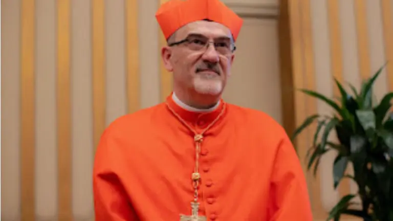 Cardenal, Pierbattista Pizzaballa, patriarca latino de Jerusalén.