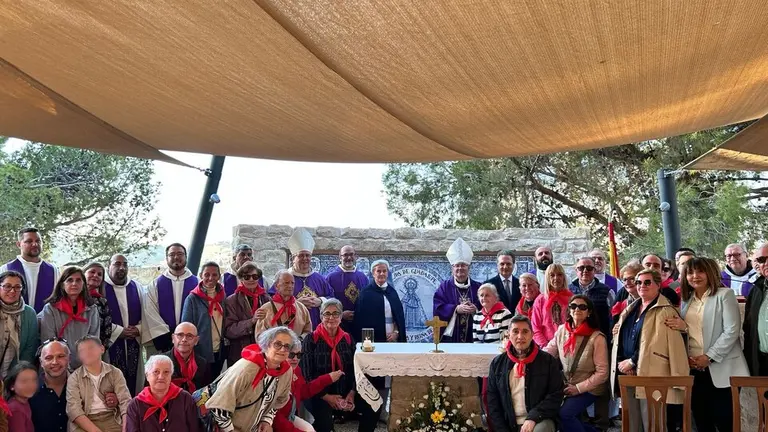 Bendicion Capilla de Guadalupe en Tierra Santa.