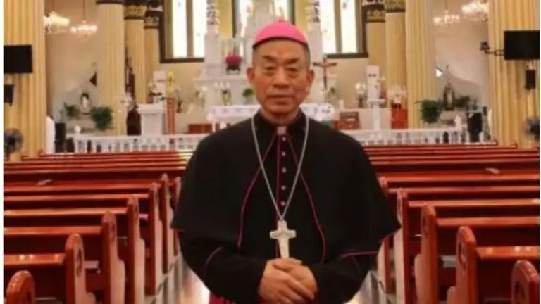 Monseñor Lin Yuntuan obispo auxiliar de Fuzhou.