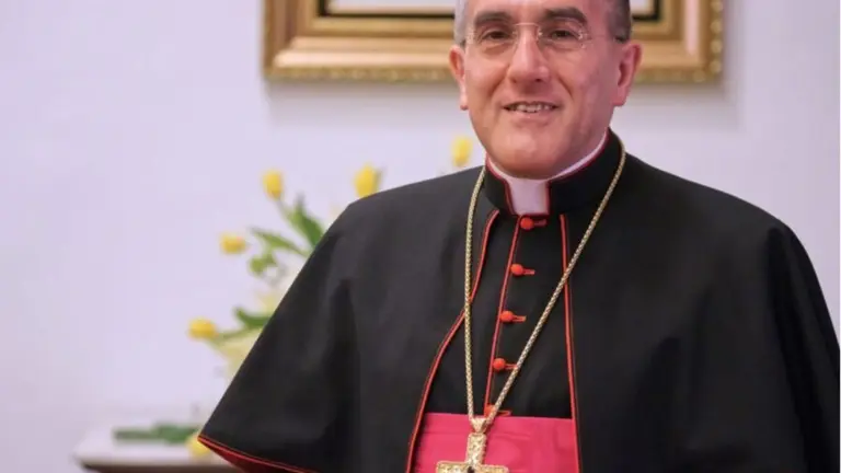 Monseñor Piero Pioppo, Nuncio Apostólico en España.
