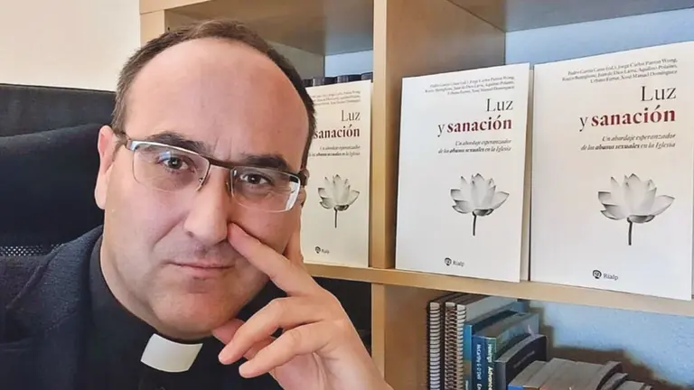 Pedro García Casas, coordinador de Luz y sanación. Foto cedida.