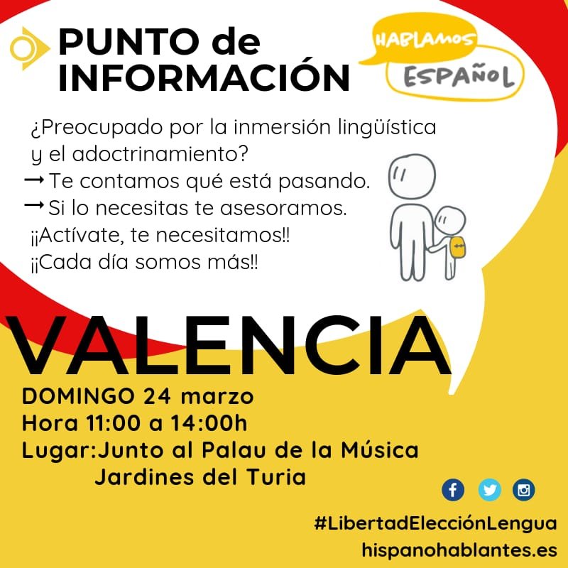 Cartel de la convocatoria de 'Hablamos Español'.