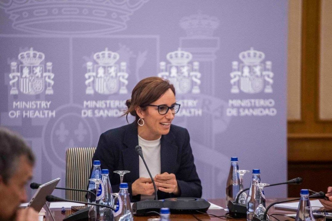 La ministra de Sanidad, Mónica García. 