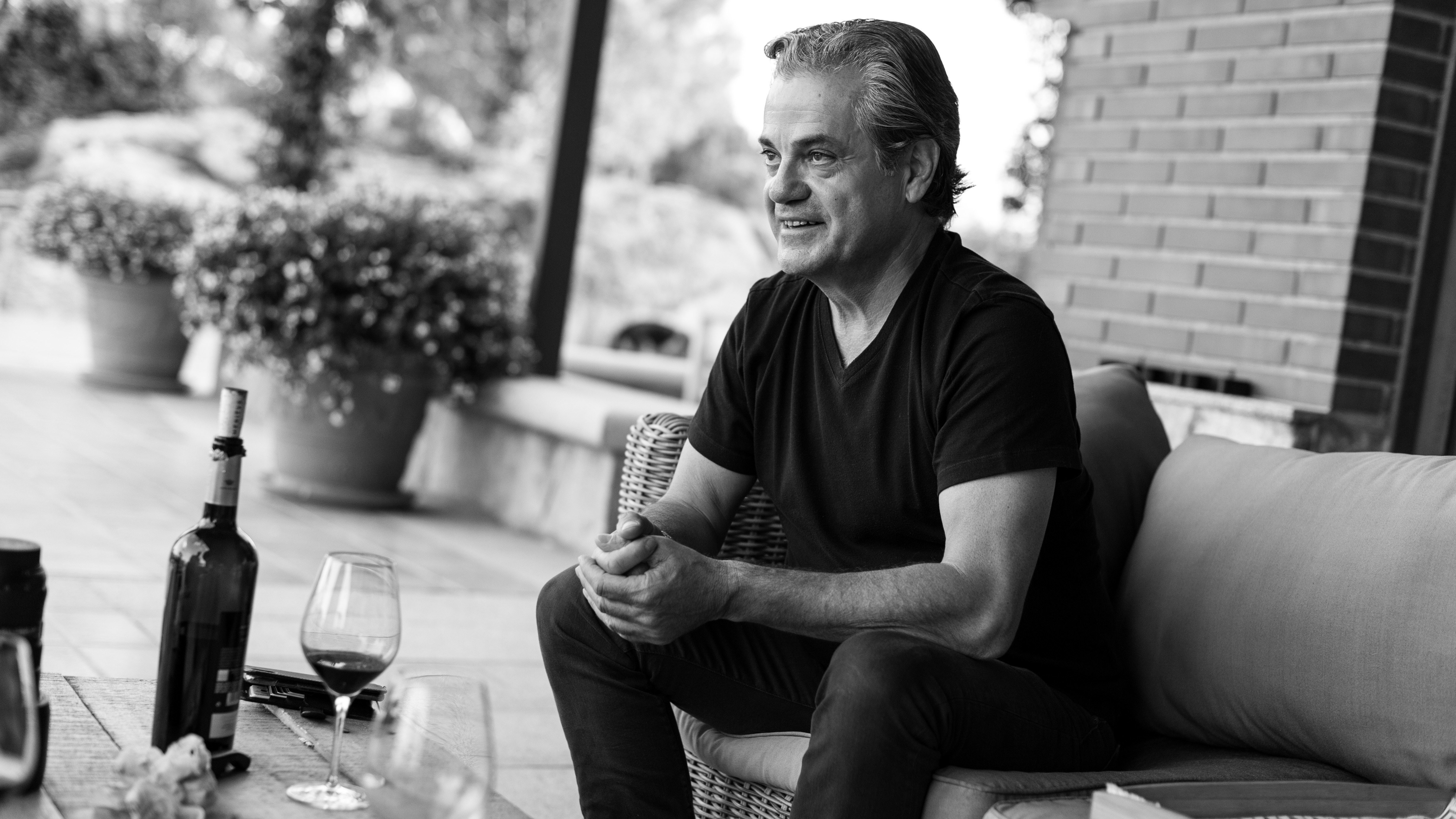Una de las pasiones de De Quinto es hacer vino en casa. Desde la viña a la copa. Esa ha sido también su biografía con denominación de origen. Álvaro García Fuentes (@alvarogafu)