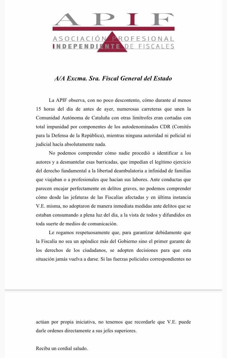 Carta APIF