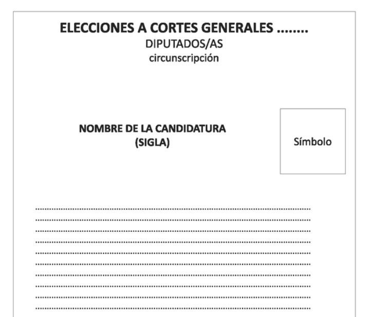 Papeleta aprobada en 2014.