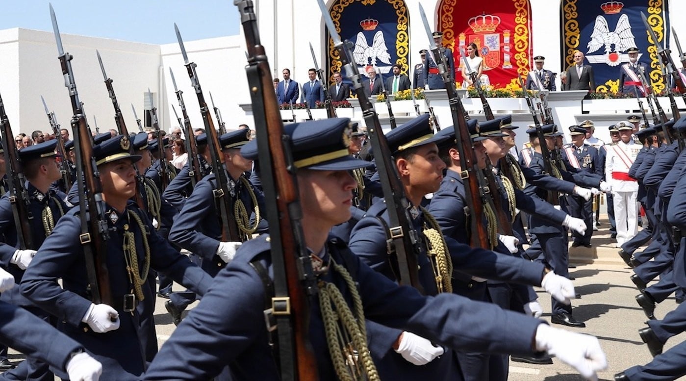 Alumnos de la Academia General del Aire (San Javier, Murcia).