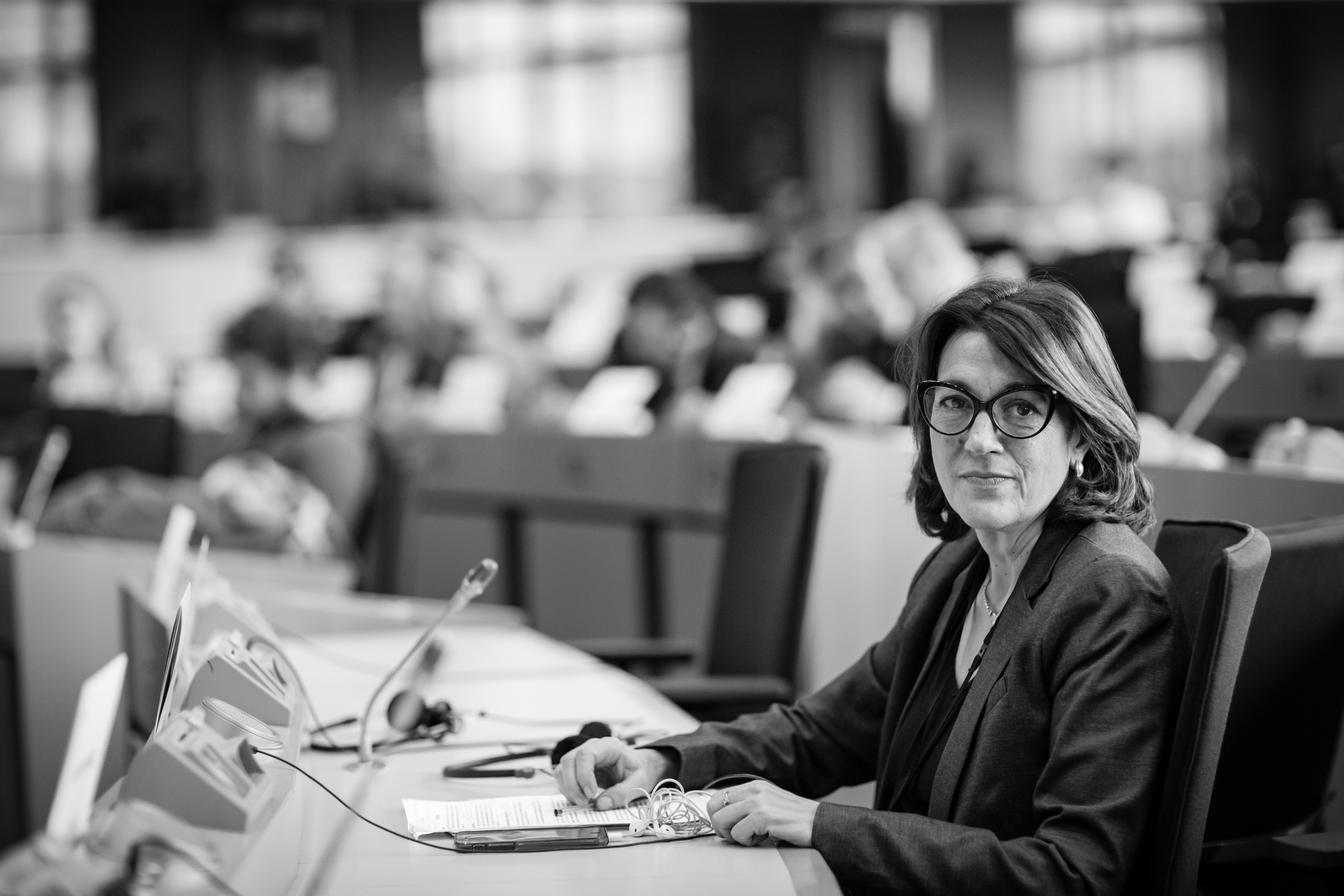05 Dec 2019 - Brussels, Belgium - MEP Soraya Rodríguez pictured in the European Parliament. © Bernal Revert/ BR&U