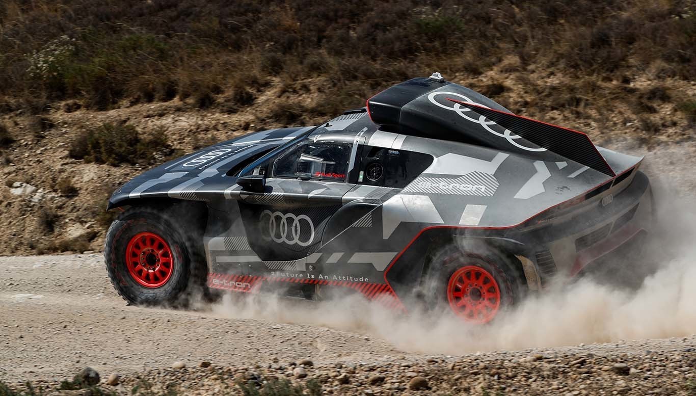 Dakar Test Zaragoza Audi RS Q e-tron