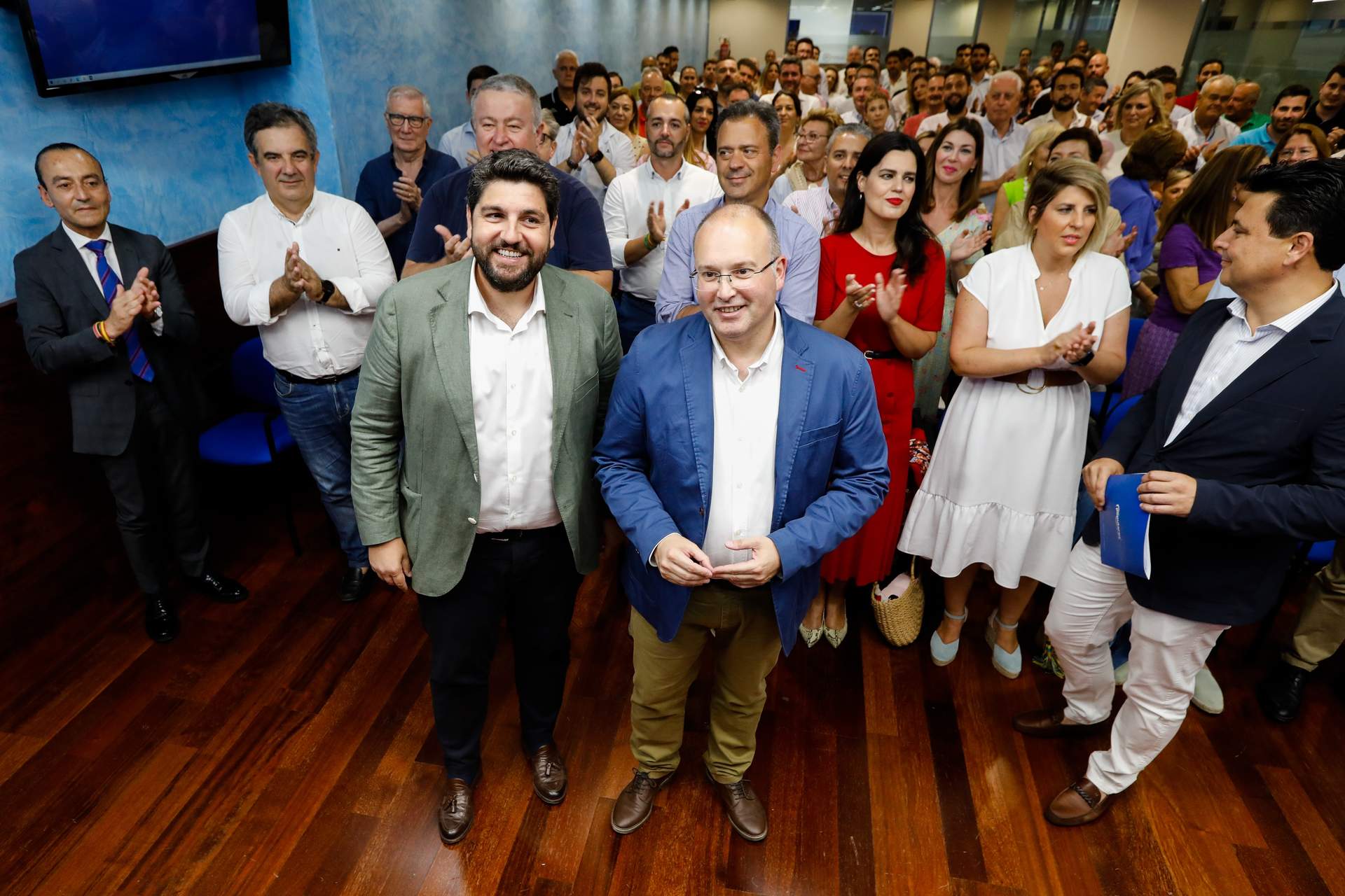 López Miras propone el 15 de julio para celebrar el XVIII Congreso Regional del PP de la Región de Murcia