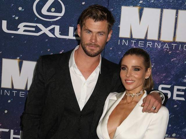 Elsa Pataky y Chris Hemsworth.