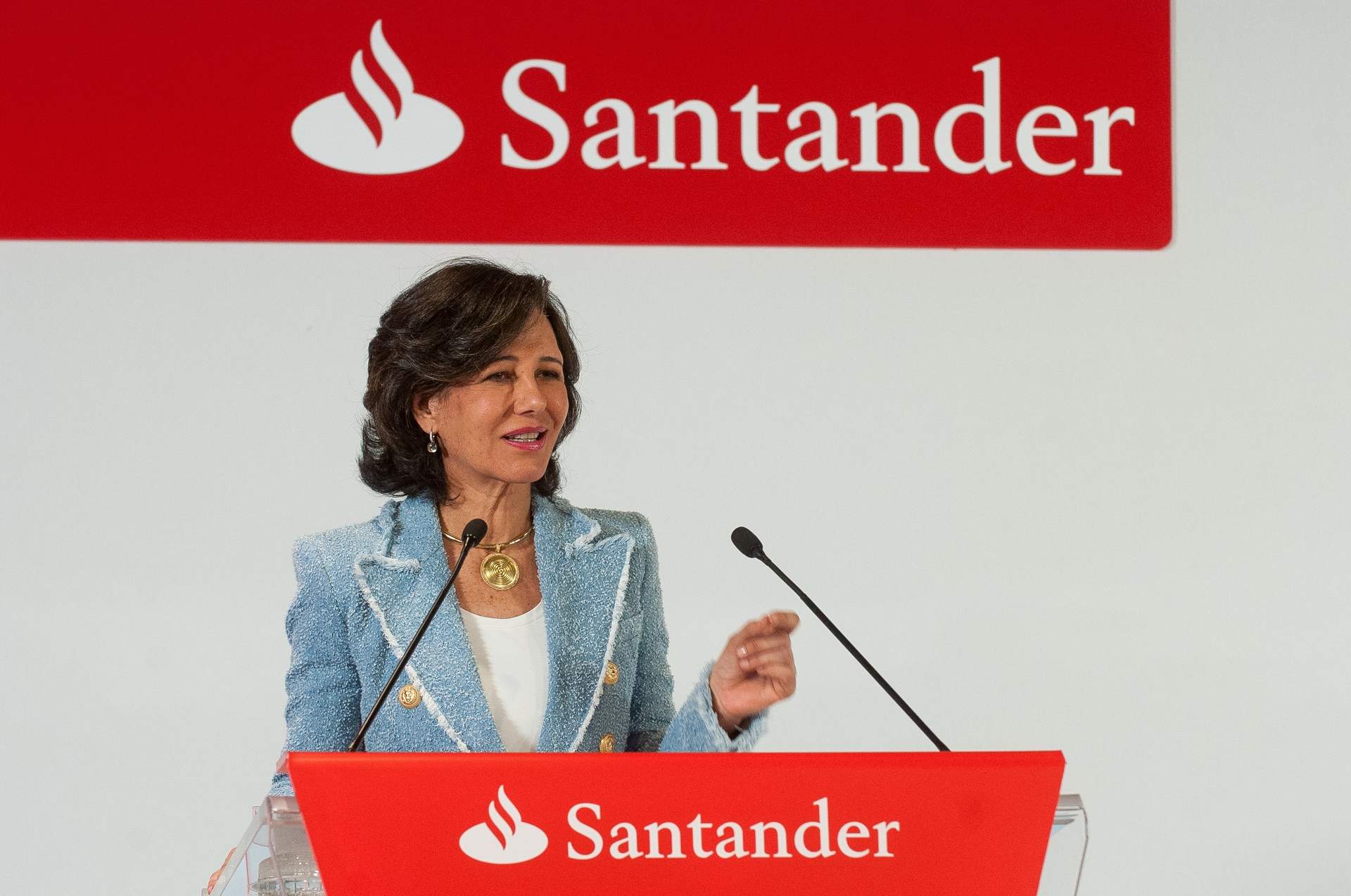 Cargar máis
Archivo - La presidenta de Banco Santander, Ana Botín, en la Conferencia Internacional de Banca 2019