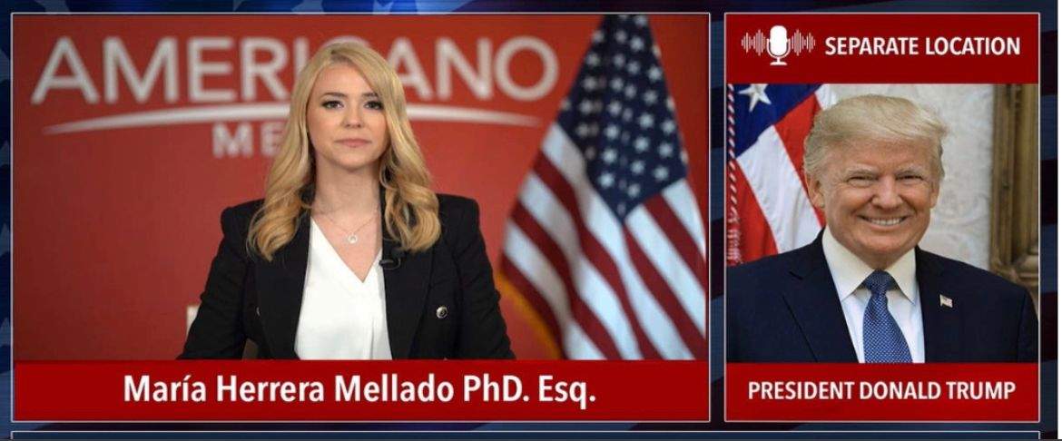 Entrevista de María Herrero a Donald Trump.