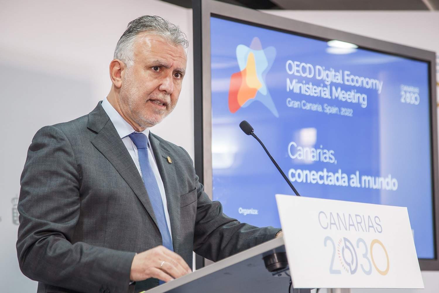 Torres destaca que la Conferencia sobre Economía Digital de OCDE sitúa a Canarias como 