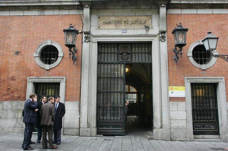 Fachada del Ministerio de Justicia.