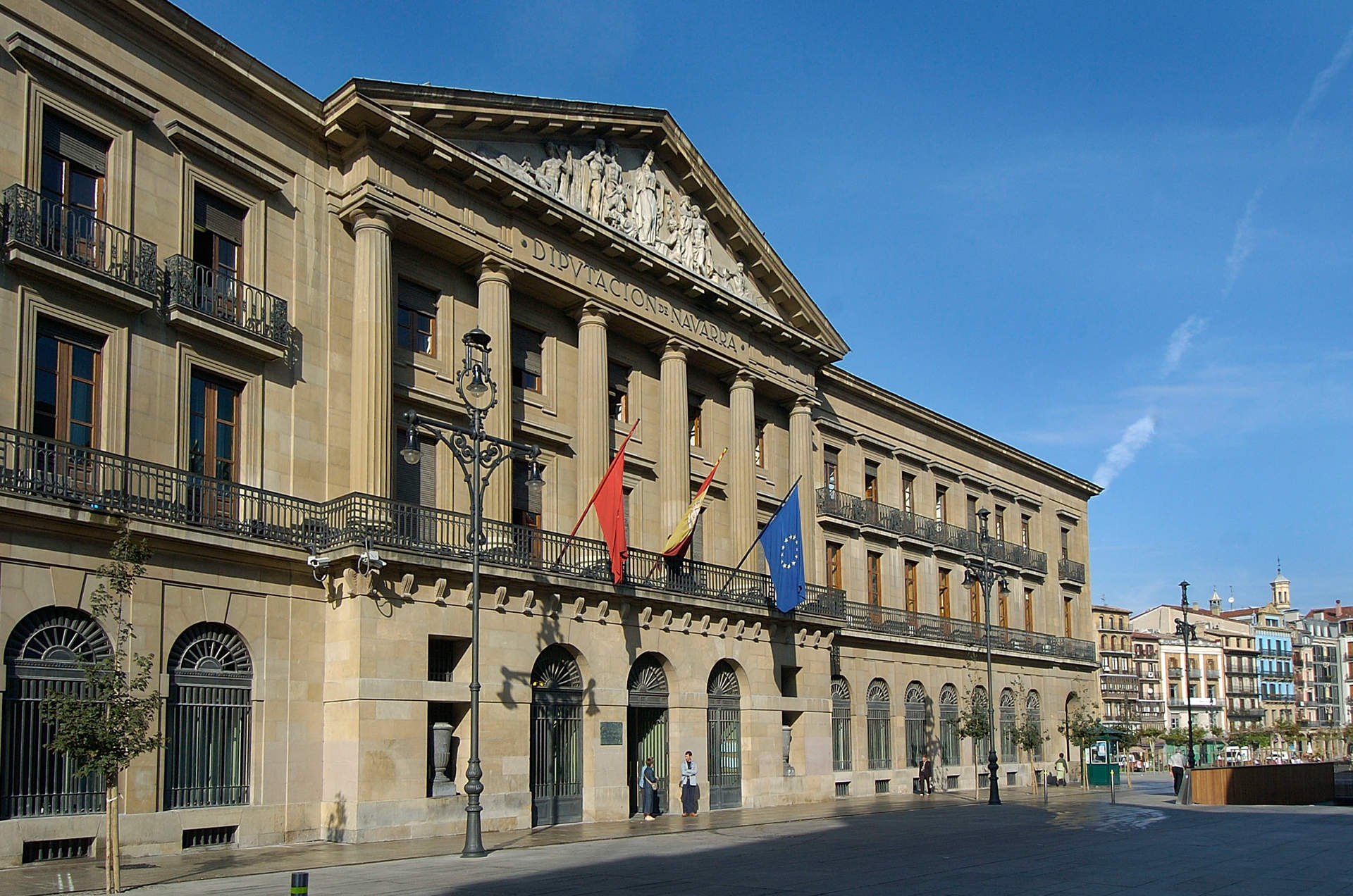 Sede del Gobierno Navarro. Fuente | Wikipedia.