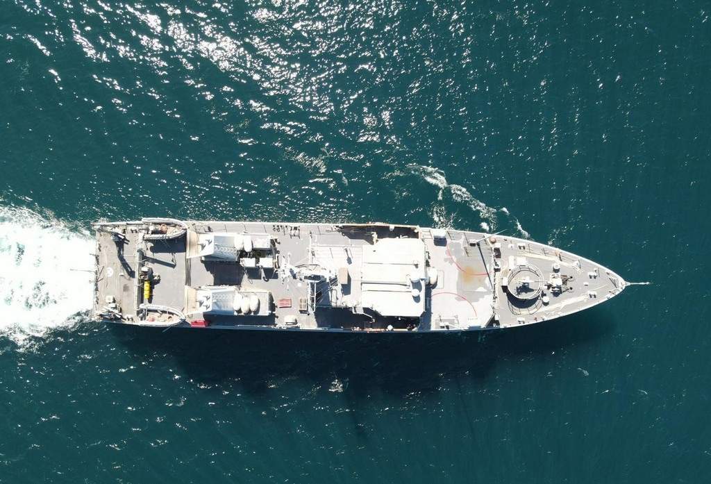 Buque cazaminas 'Segura', de la Armada.