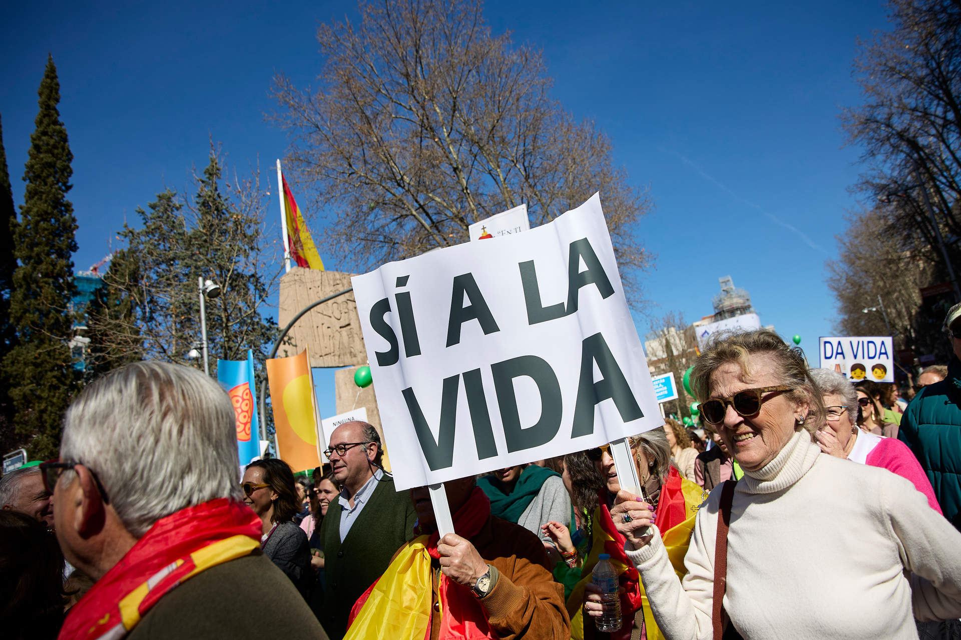 Manifestación contra el aborto.