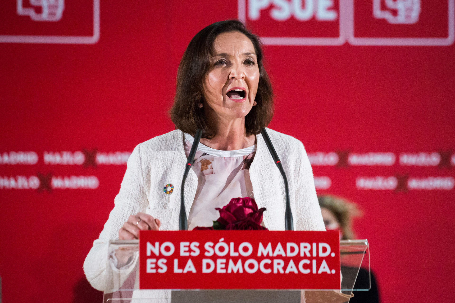 Reyes Maroto, candidata del PSOE a la Alcaldía de Madrid en las elecciones del 28M.