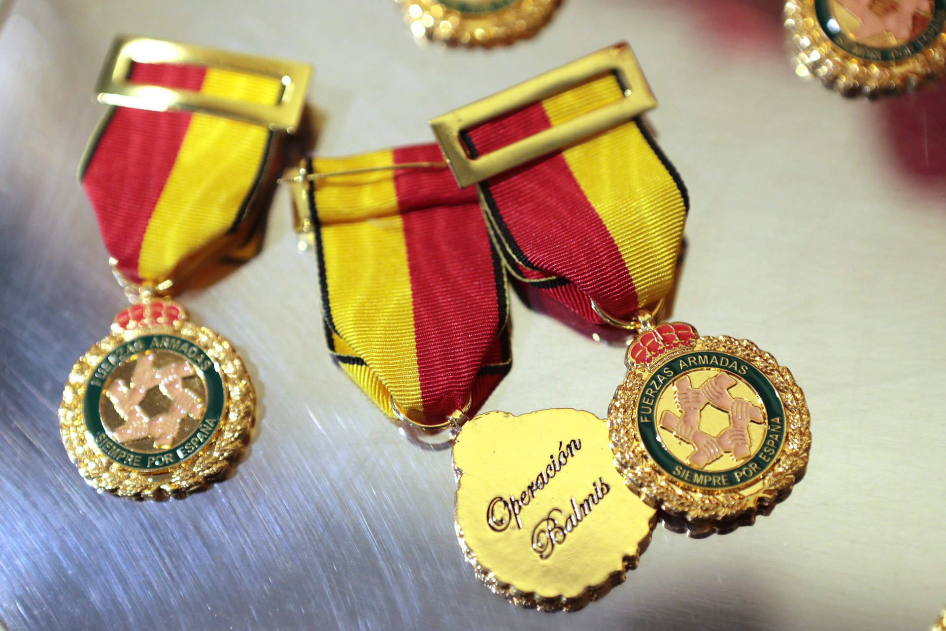 Medallas de la Operación Balmis (Foto: Foto: Iñaki Gómez / MDE).