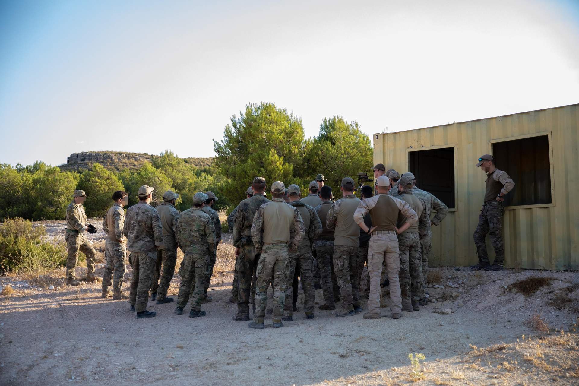 Tiradores de ejércitos de la OTAN en Chinchilla (Albacete).