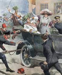Asesinato del archiduque Francisco Fernando. Fuente |Wikipedia.