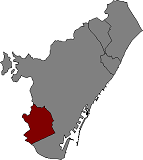 Localización de L'Hospitalet de Llobregat. Fuente |Wikipedia Commons.