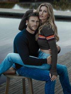 Gisele Bündchen y Scott Eastwood. Fuente |Pinterest.