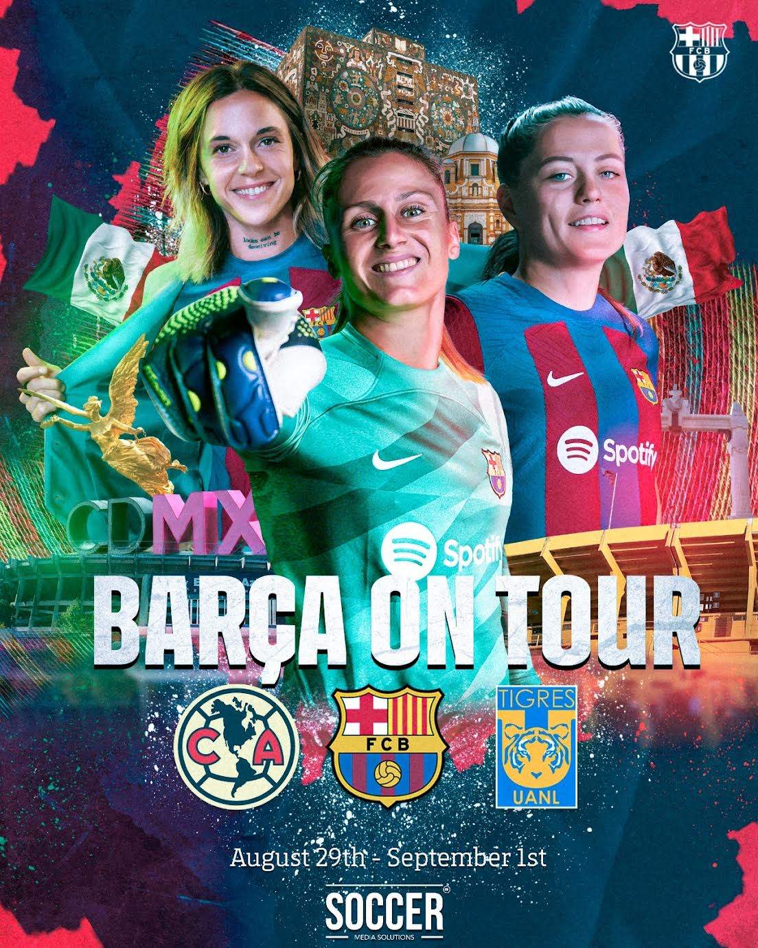 CAMP3ONAS TOUR 2023 presentado por Soccer Media Solutions.