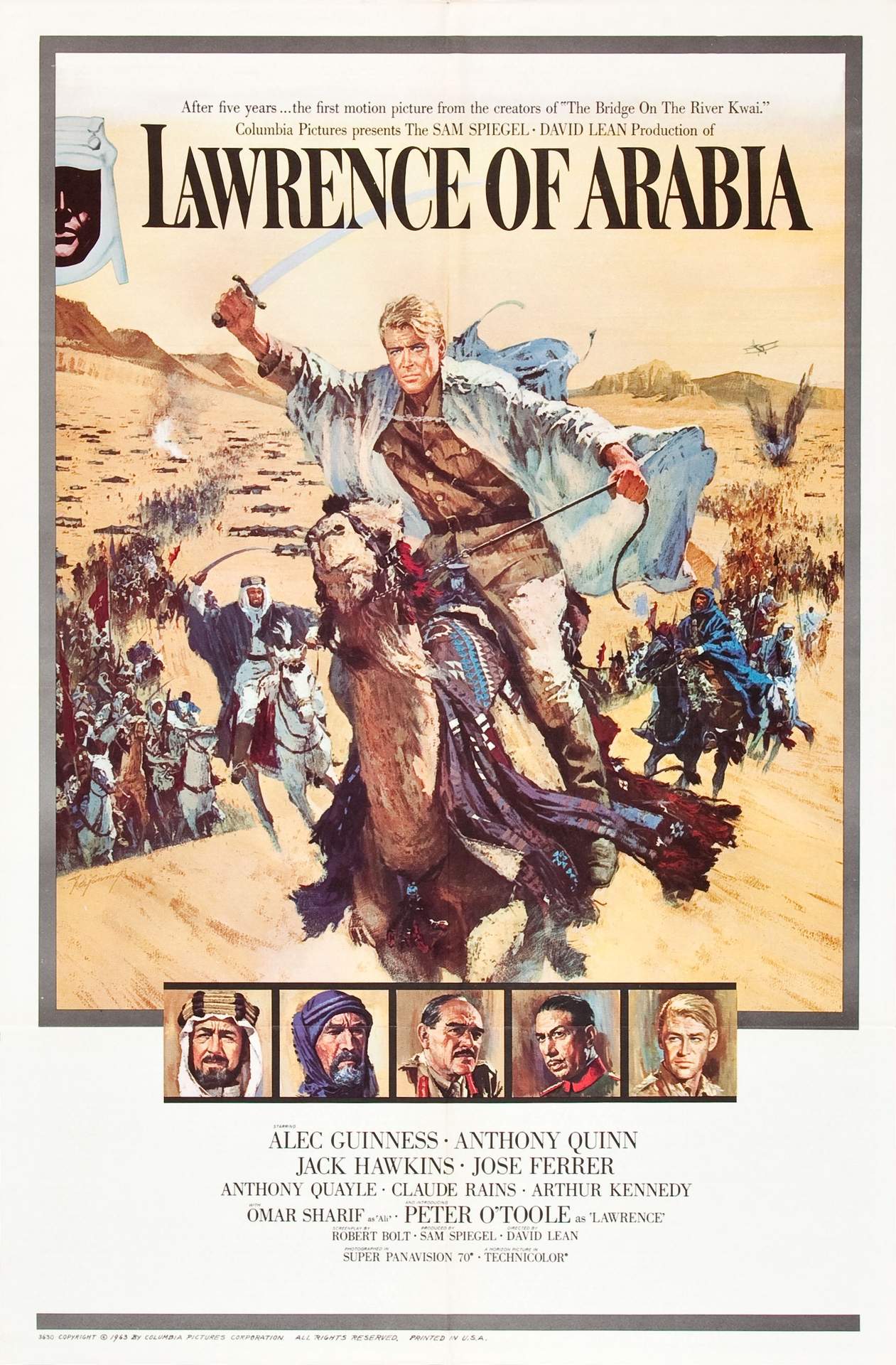 En 1888 llegan las películas de Lawrence de Arabia. Fuente |Wikipedia.