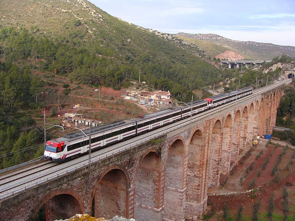 El tren de Olesa de Montserrat, Fuente |Wikipedia Commmons.