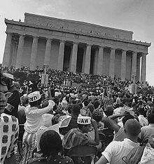 La Marcha en dirección a Washington. Fuente |Wikipedia.