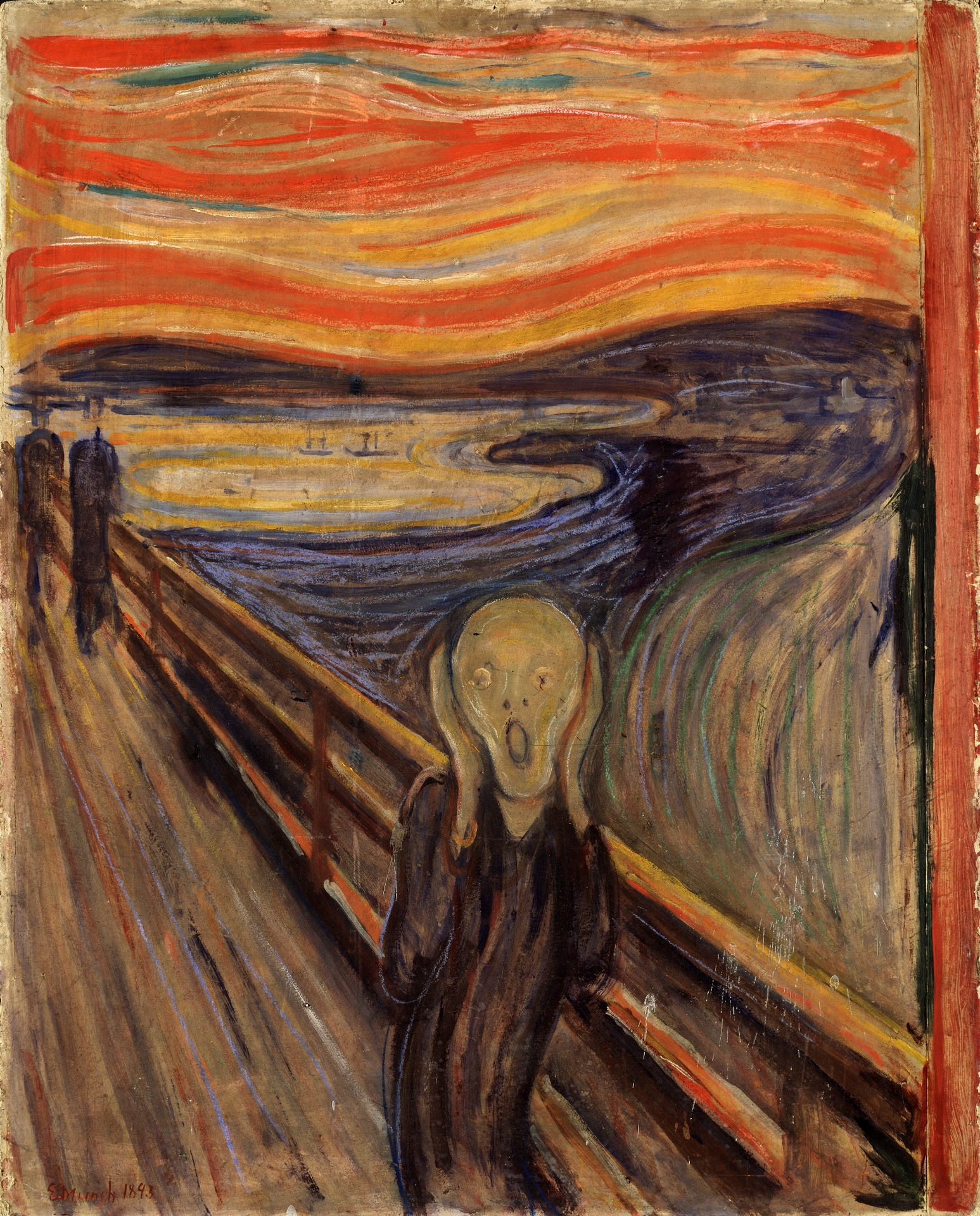 Recuperación de El grito de Edvard Munch. Fuente |Wikipedia.