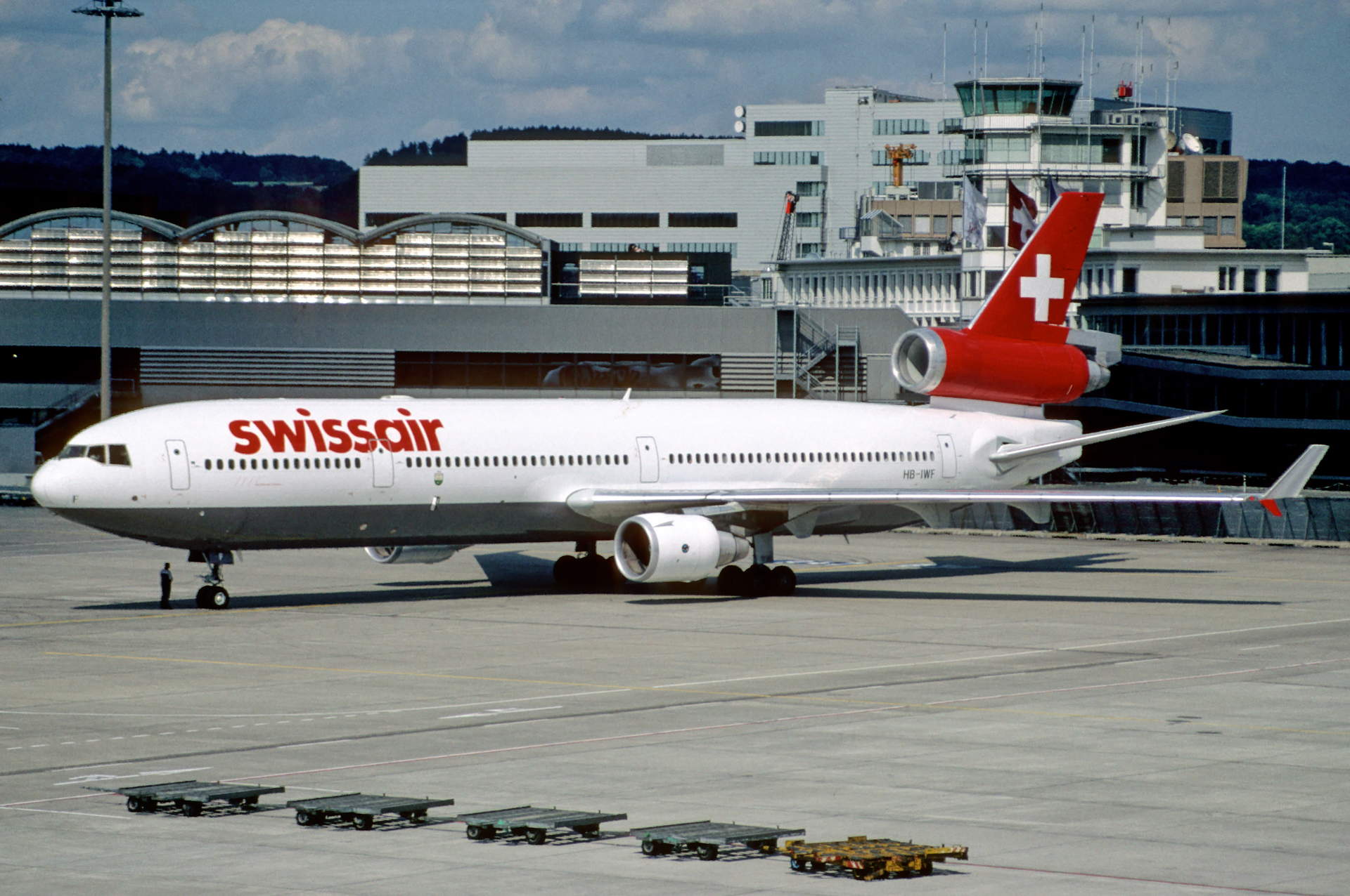 La explosión de MD-11 de la Swissair. Fuente |Wikipedia.