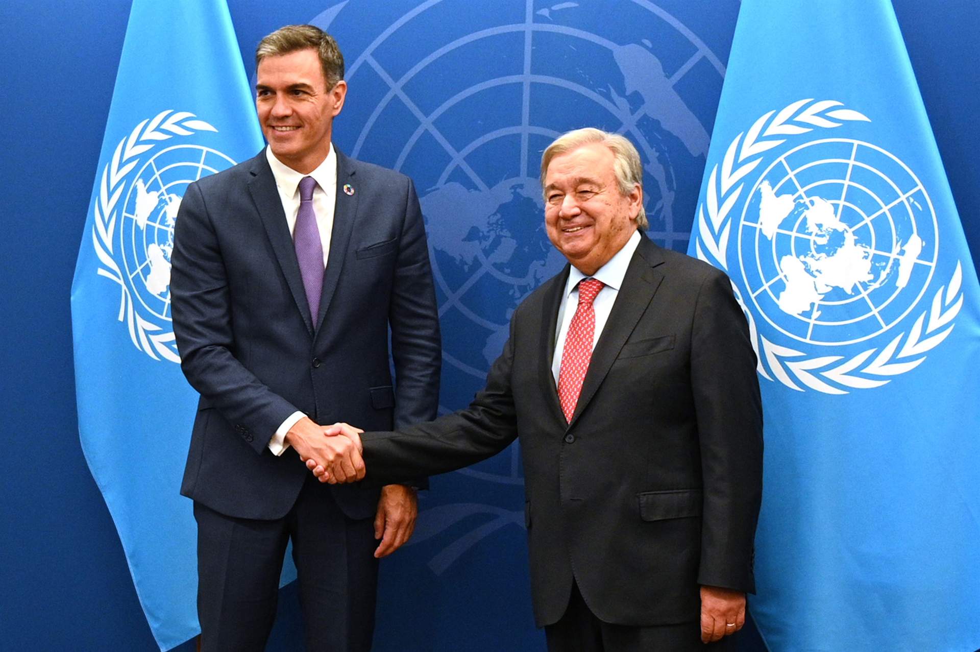 Sánchez habló con Guterres sobre el Sáhara y trasladó el apoyo a los esfuerzos de De Mistura