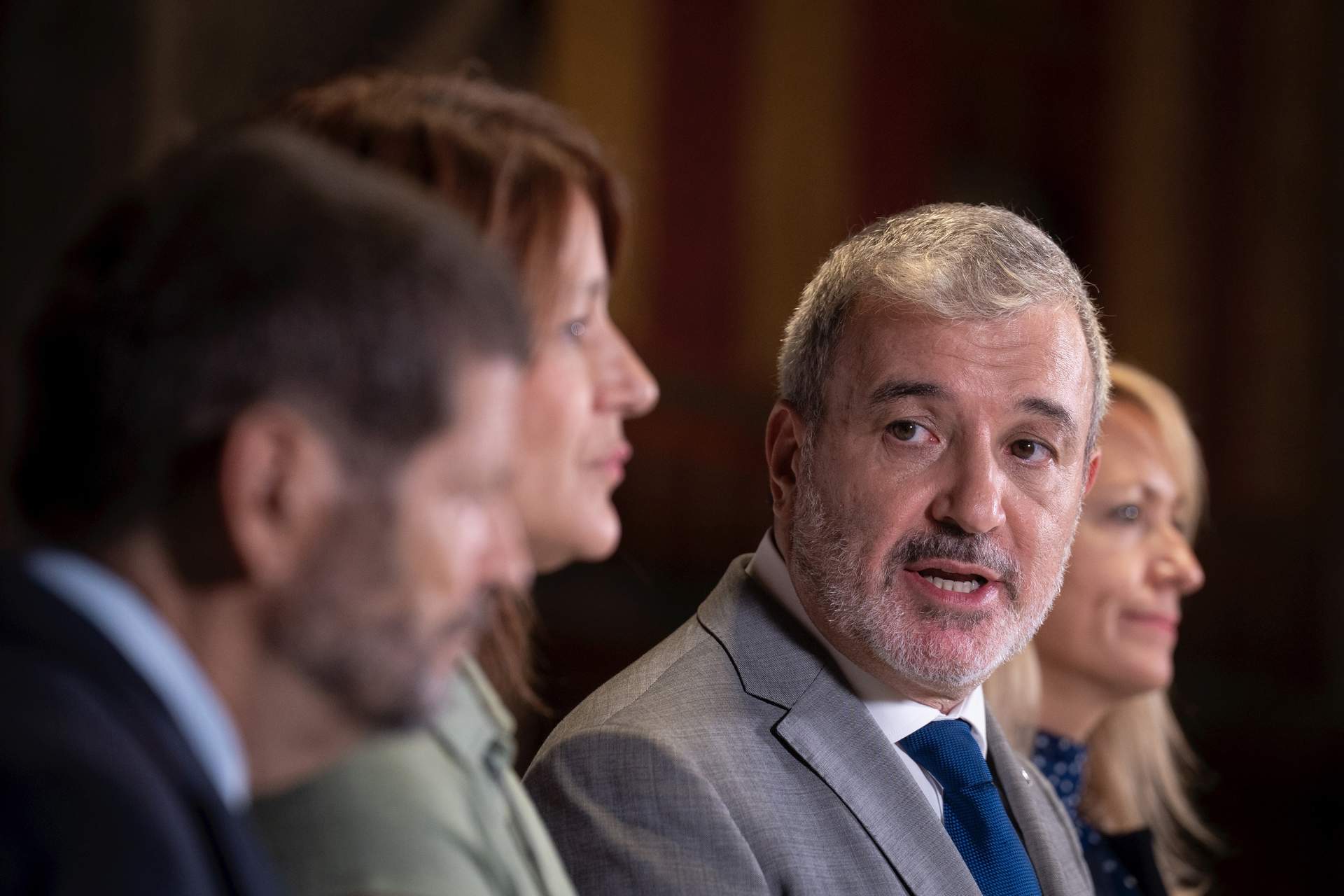 El alcalde de Barcelona, Jaume Collboni.