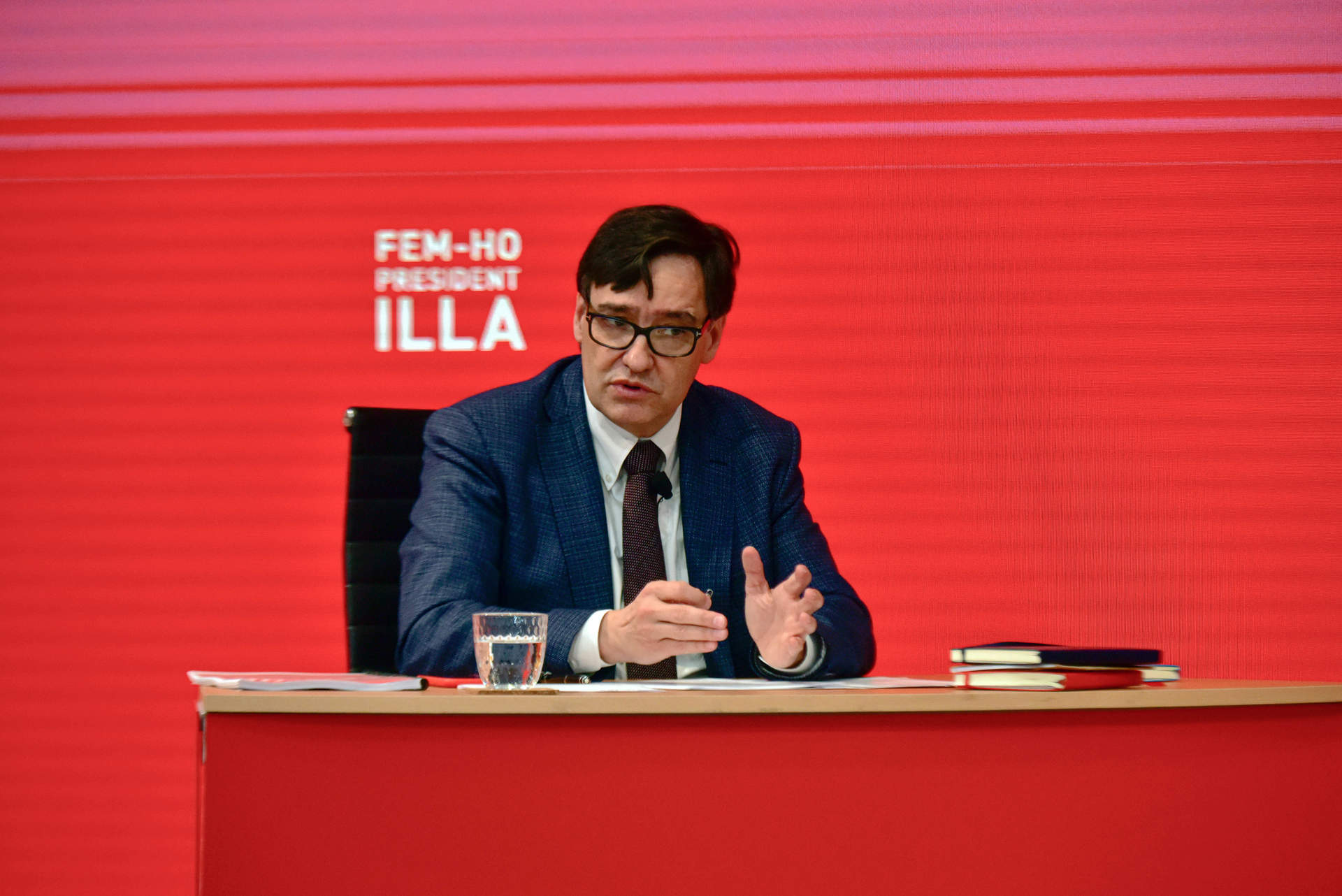 Salvador Illa (PSC) afirma que el PSOE trabaja por la 
