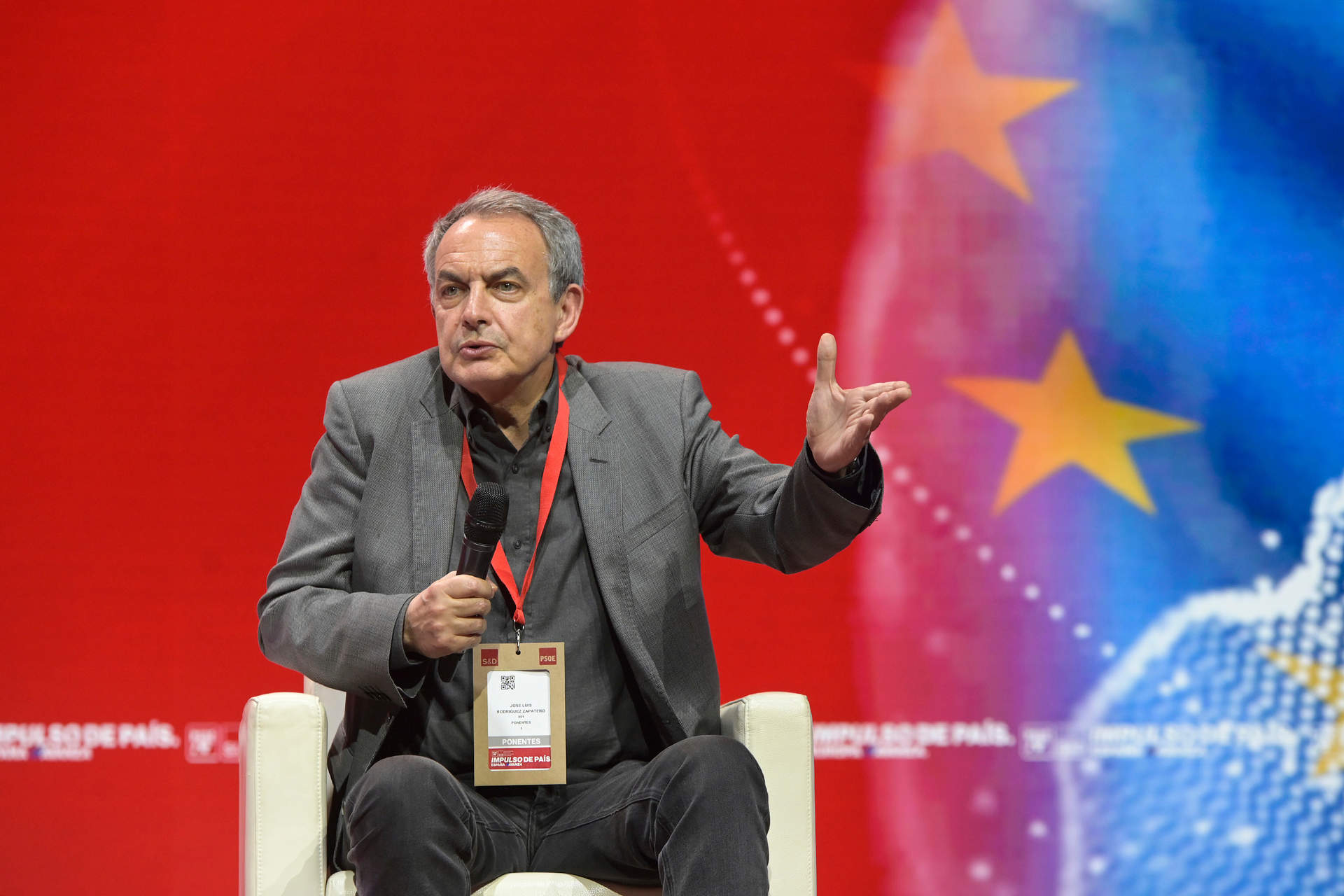 AMP.Zapatero reafirma en la Convención del PSOE su apoyo a la Amnistía y defiende que este es el mejor momento de España