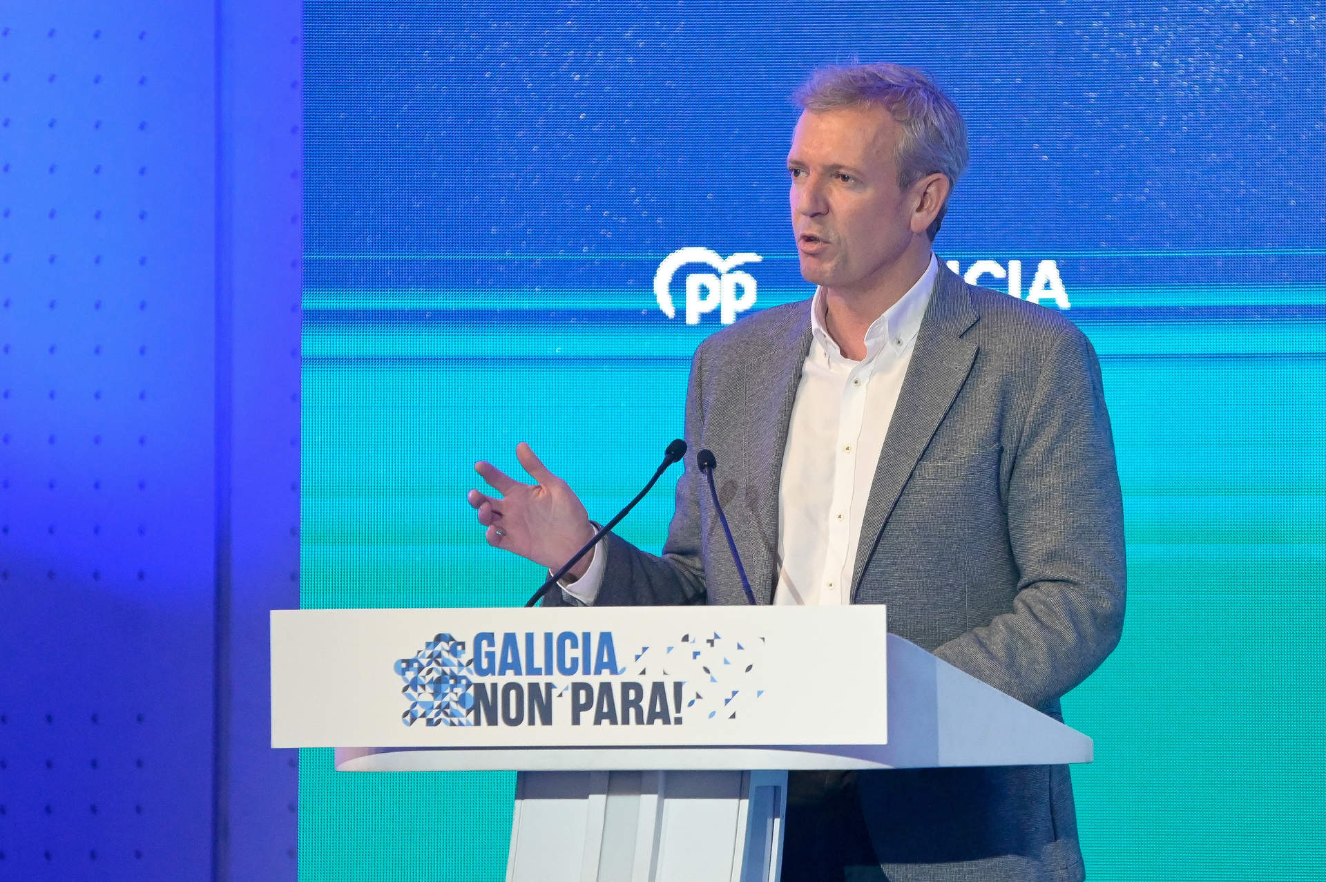 Vox denuncia a Rueda ante la Junta Electoral por realizar anuncios electoralistas en actos de la Xunta