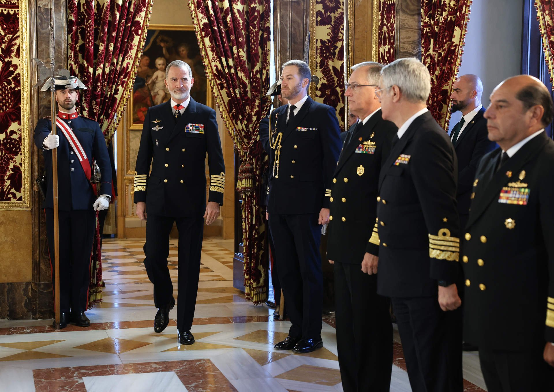 El rey Felipe VI, en el Palacio Real de Madrid (Foto: Marta Fernández / Europa Press).