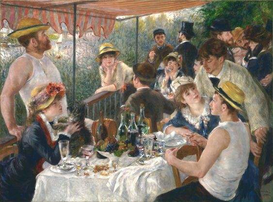 El almuerzo de los remeros por 
Pierre-Auguste Renoir