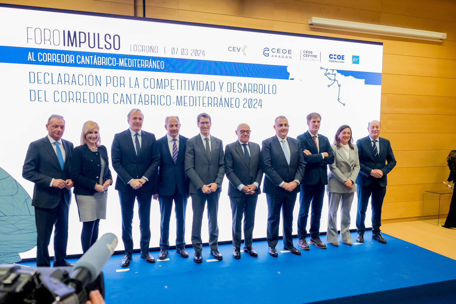 Cantabria, CyL, Aragón, Comunidad Valenciana y La Rioja piden impulsar Corredor Cantábrico-Mediterráneo