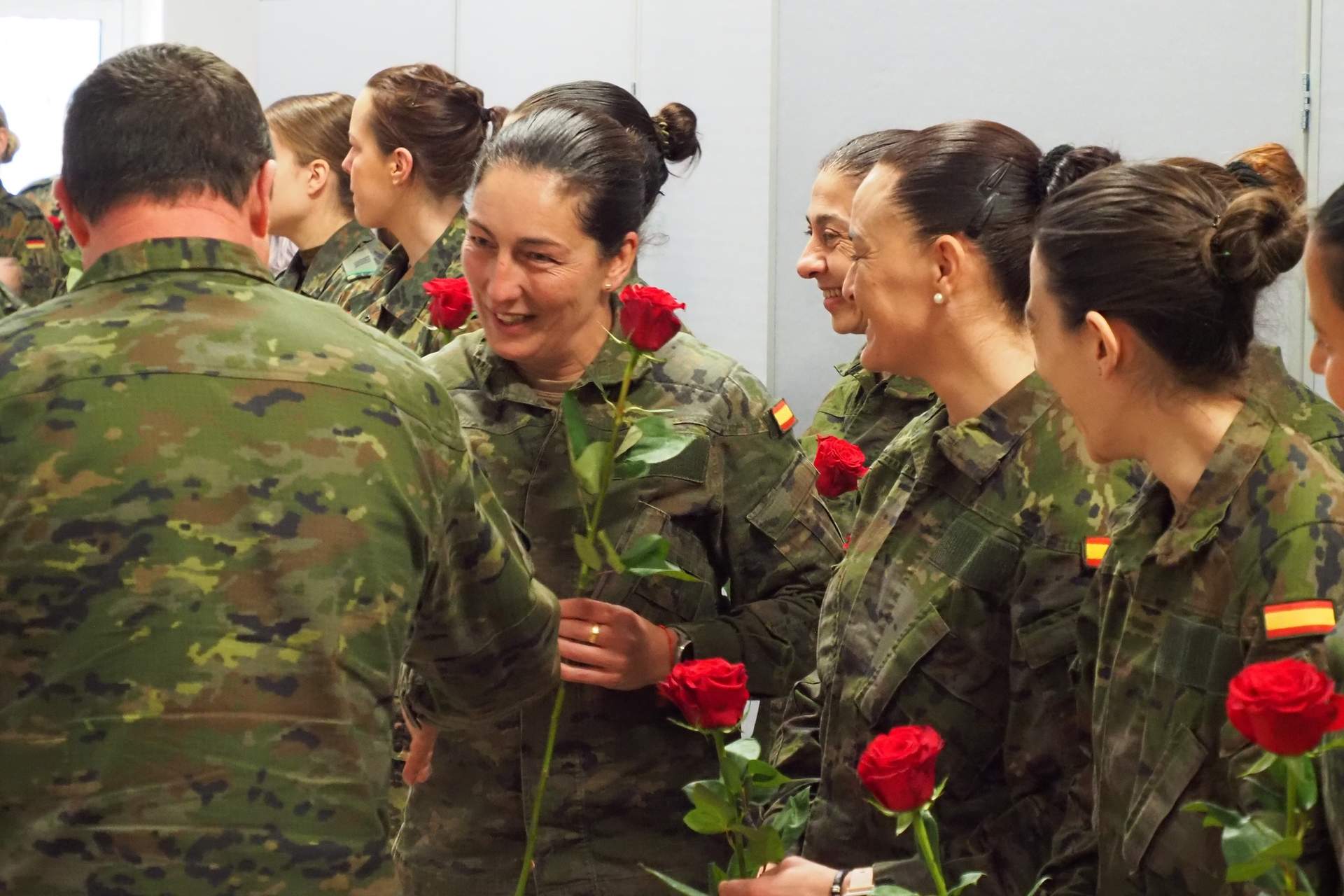 Militares españolas, el Día Internacional de la Mujer (Foto: Estado Mayor de la Defensa).