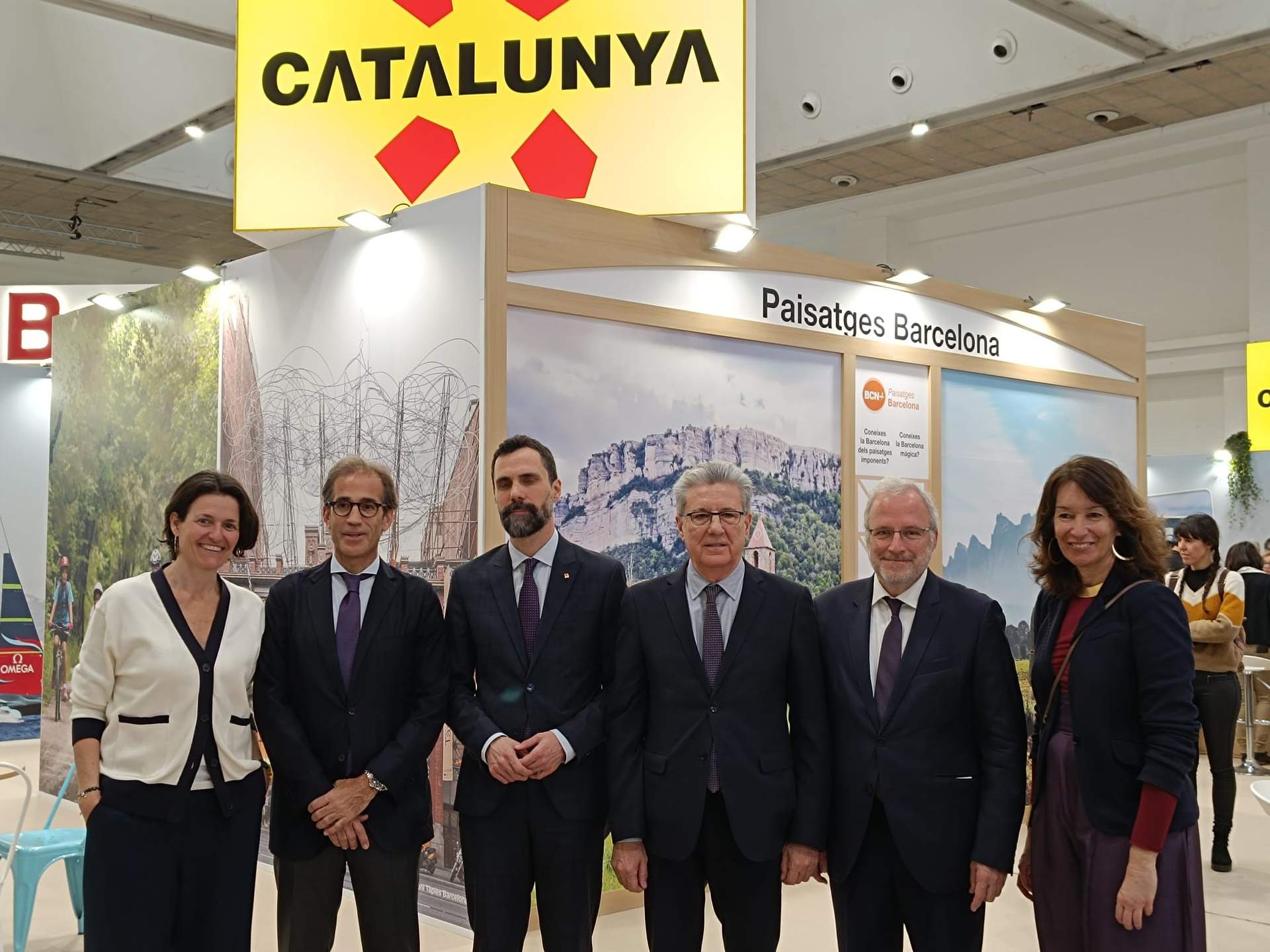 La Generalitat y el presidente de Fira de Barcelona inauguran B-Travel 2024 con casi 130 expositores