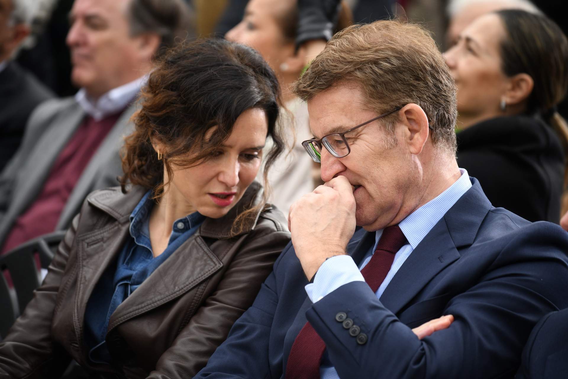 Isabel Díaz Ayuso y Alberto Núñez Feijóo.